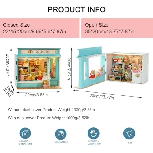 Miniature Landscapes Dollhouse Kit - 1:36