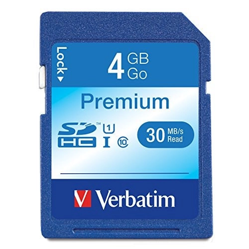 Verbatim Premium SDHC Memory Card - 4GB