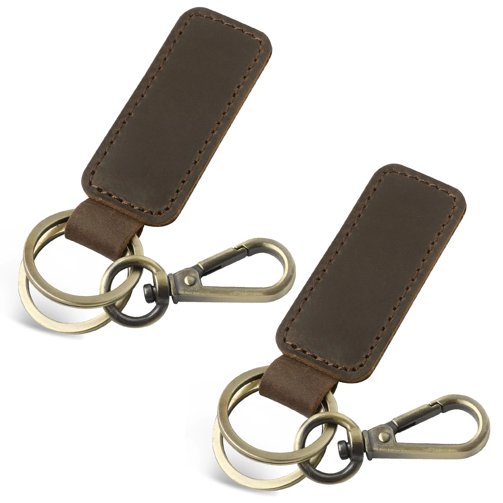 Leather Keychain - Car