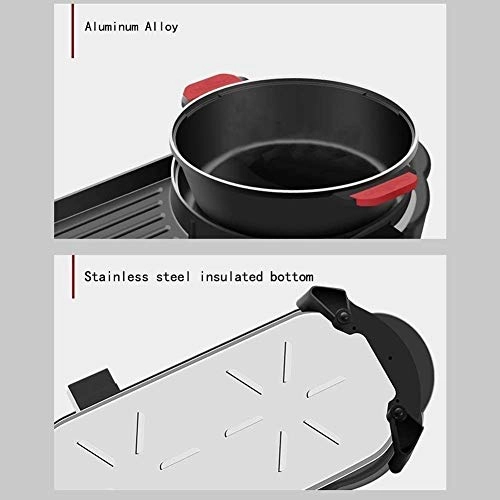 Electric Griddle - 2-in-1 Smokeless Nonstick