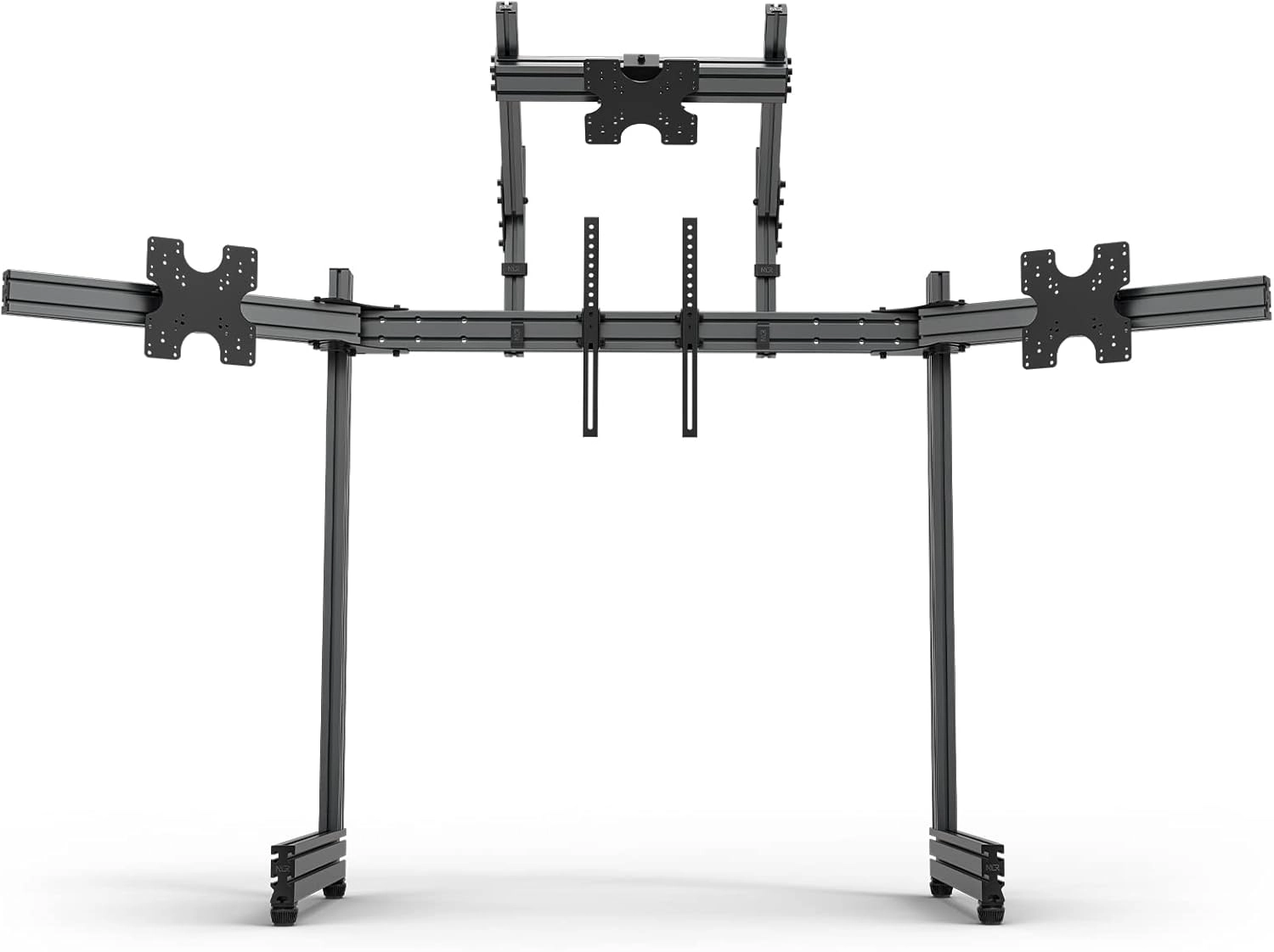 Elite Freestanding Complete Quad Monitor Stand