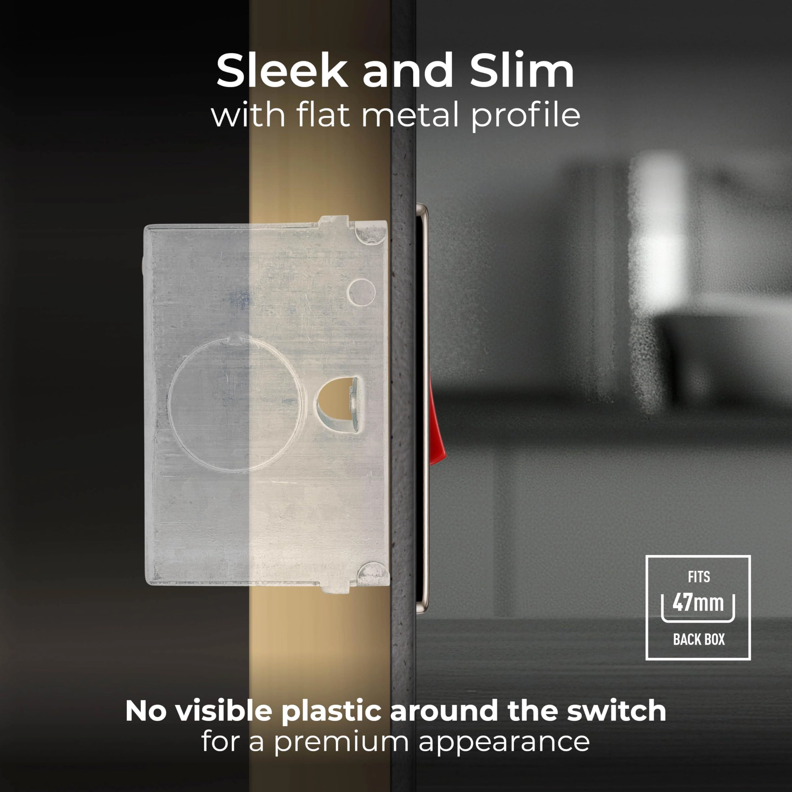 Cooker Switch - 45A Double Pole