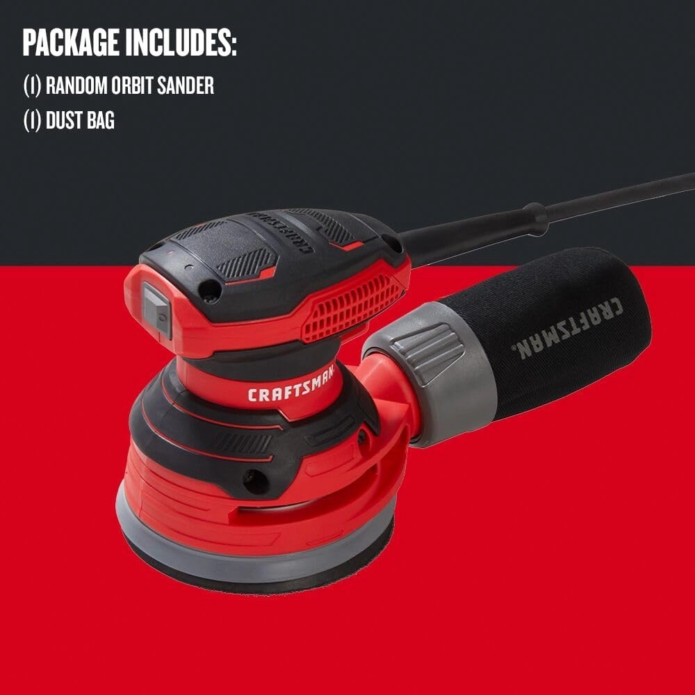 Orbital Sander - 5 inch 12000 OPM 3 Amp Corded