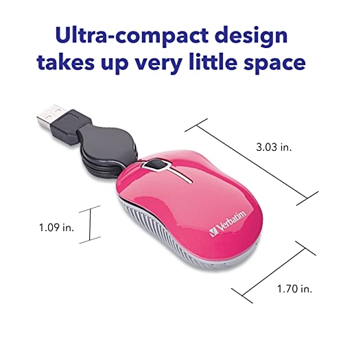 Mini Travel Optical Mouse - USB
