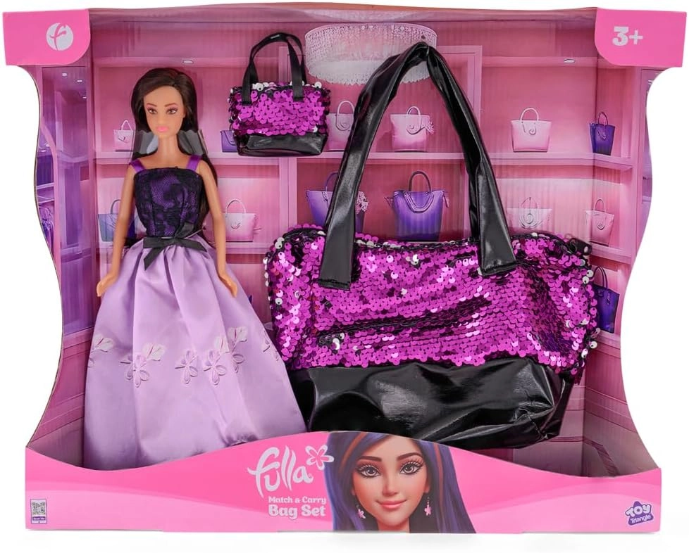 Doll - Purple + Carry Bag Ages 3+