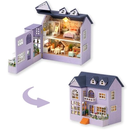 Miniature Dollhouse Kit - Warm House 1:32