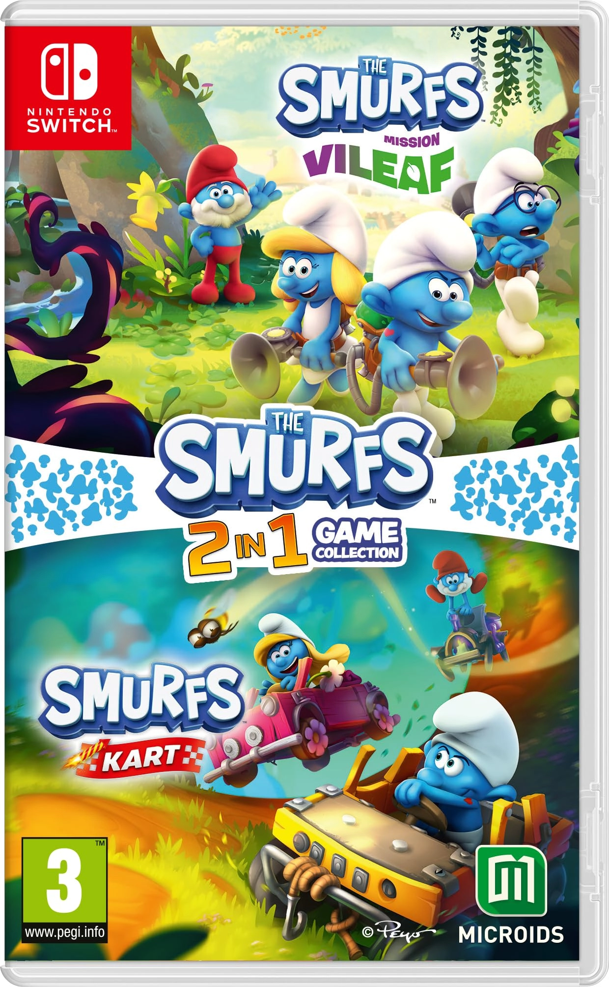 Microids The Smurfs - Mission Vileaf + Smurfs Kart - Nintendo Switch