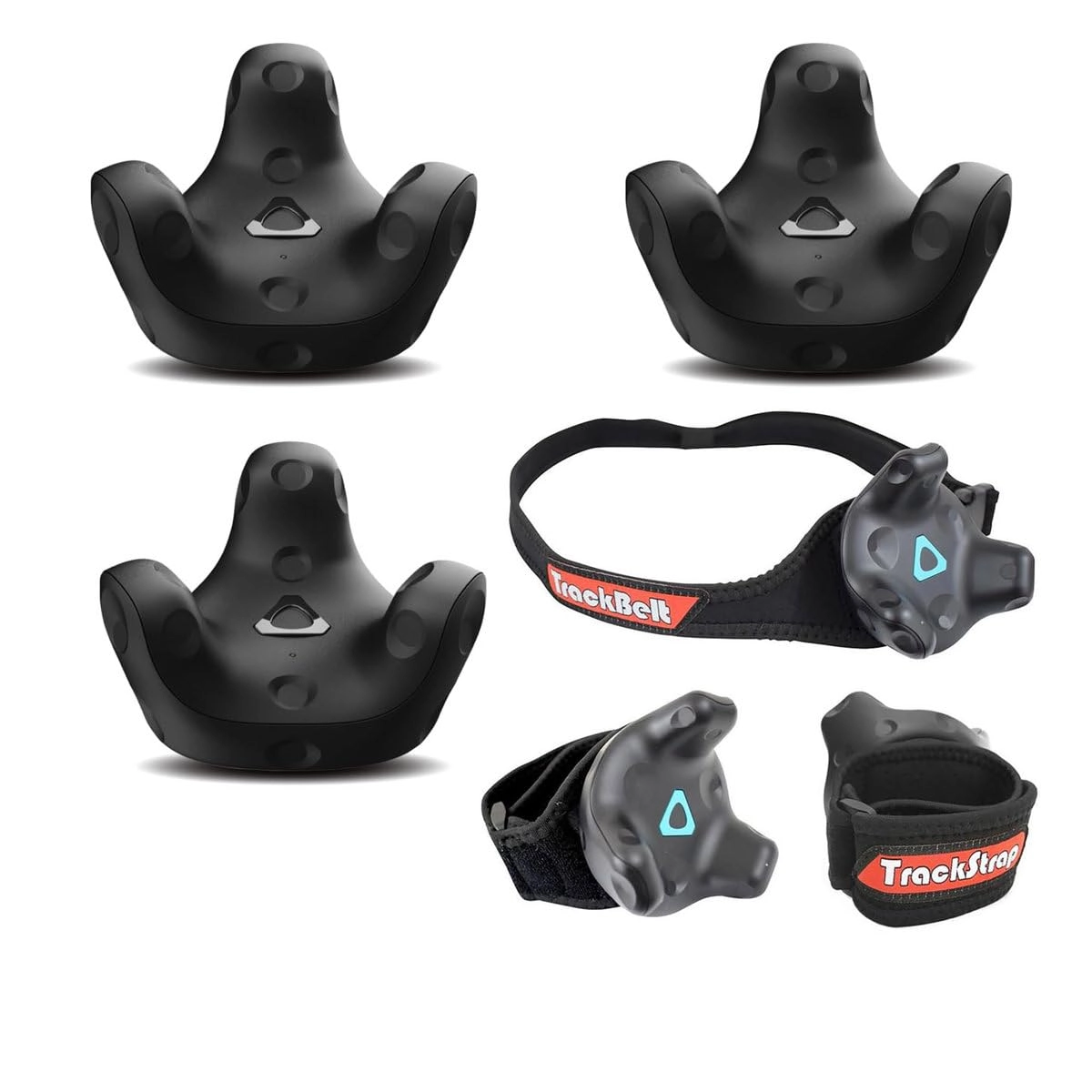 HTC VIVE Tracker - 3 Pack + TrackBelt + TrackStraps - 2
