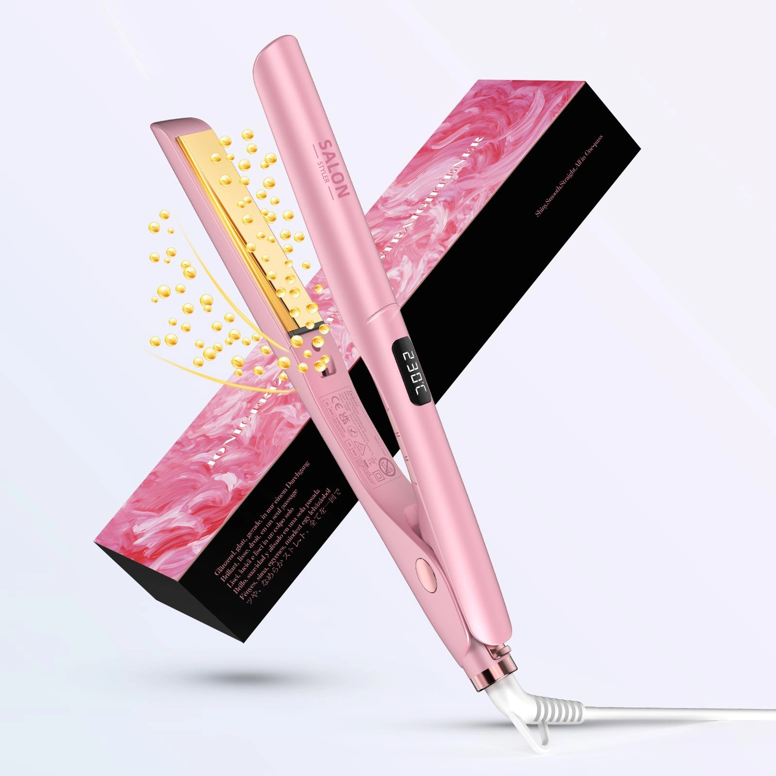 2 in 1 Hair Straightener and Curler