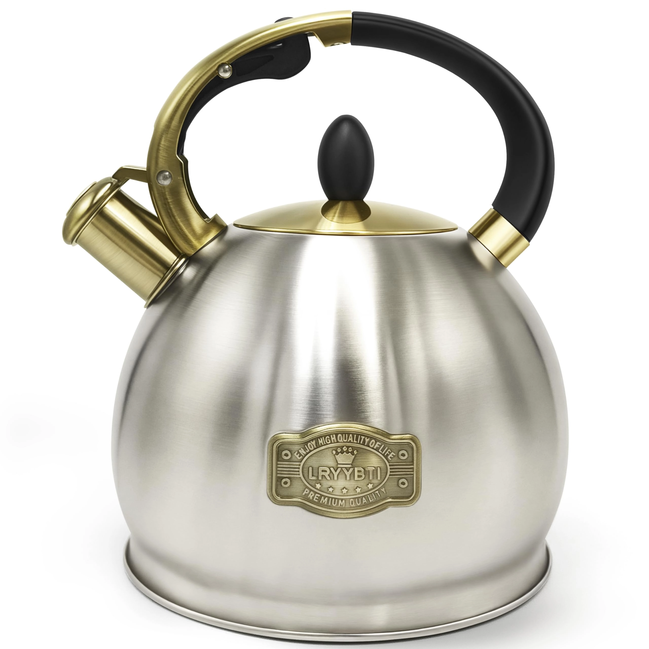 LRYYBTI Whistling Tea Kettle - 2.64 Quarts
