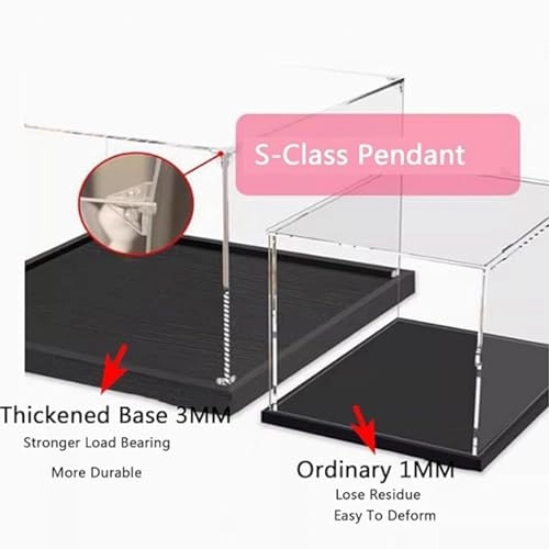 Acrylic Display Box for Lego 10335 Endurance Exploration Ship Model - Transparent Dustproof 85.09 x 29.97 x 50.04 cm