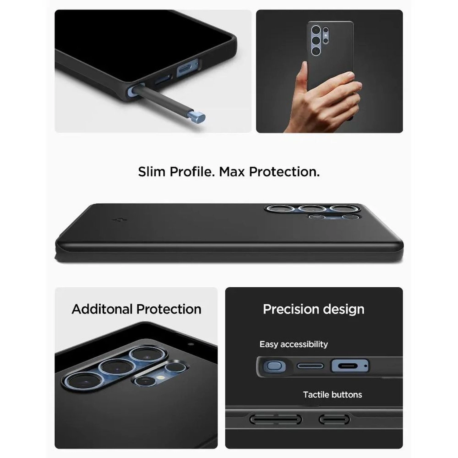 Thin Fit MagFit Case for Samsung Galaxy S25 Ultra - PC - Polycarbonate, TPU - Thermoplastic Polyurethane