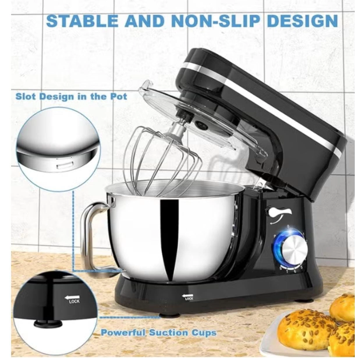 Electric Stand Mixer - 6L