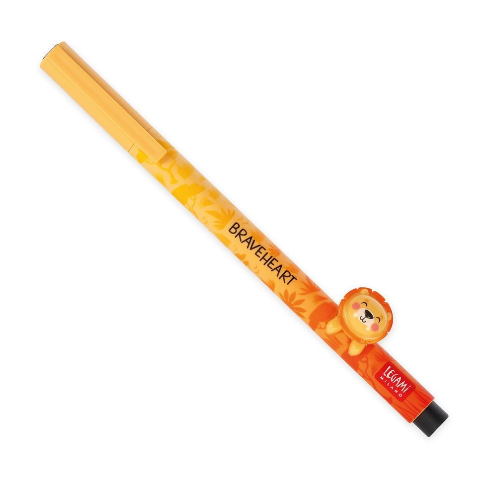 Legami Lovely Friends - Lion - Black ink 14 cm