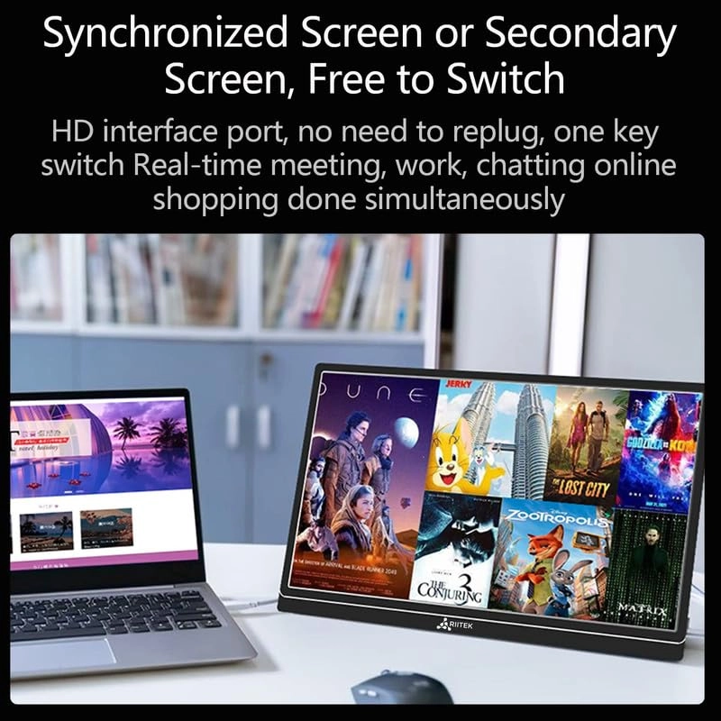 Portable Monitor - RII-MONITOR-15.6IN-01 15.6 Inches 1920x1080