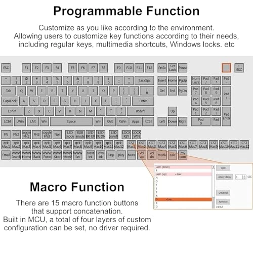 Macro Keyboard - Blue Switch