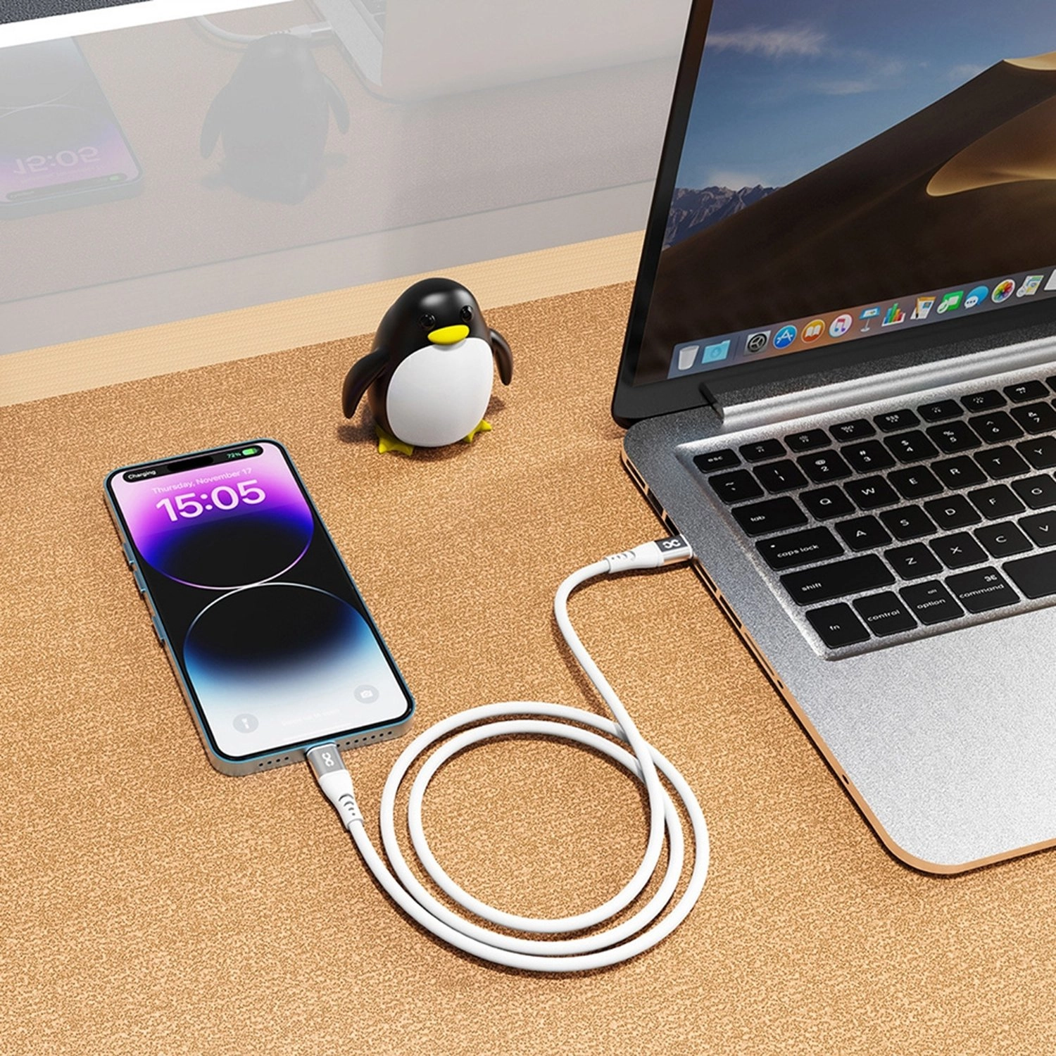 Flexera USB-C to Lightning Silicone Cable 1m