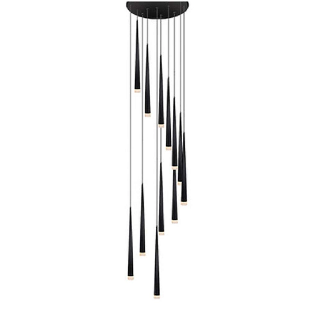 NSXBY Raindrop Chandelier - Black 12 head