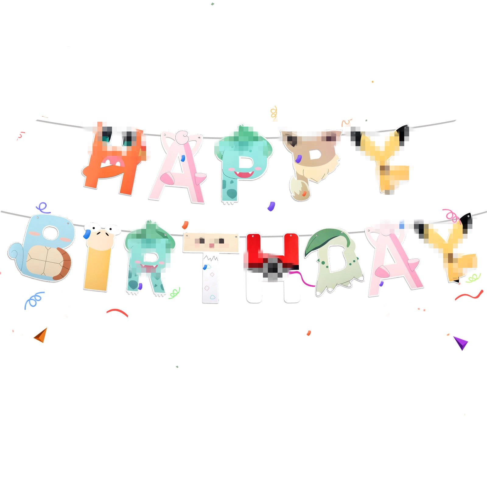 ntgfu Birthday Decorations Banner - 14Pcs Birthday