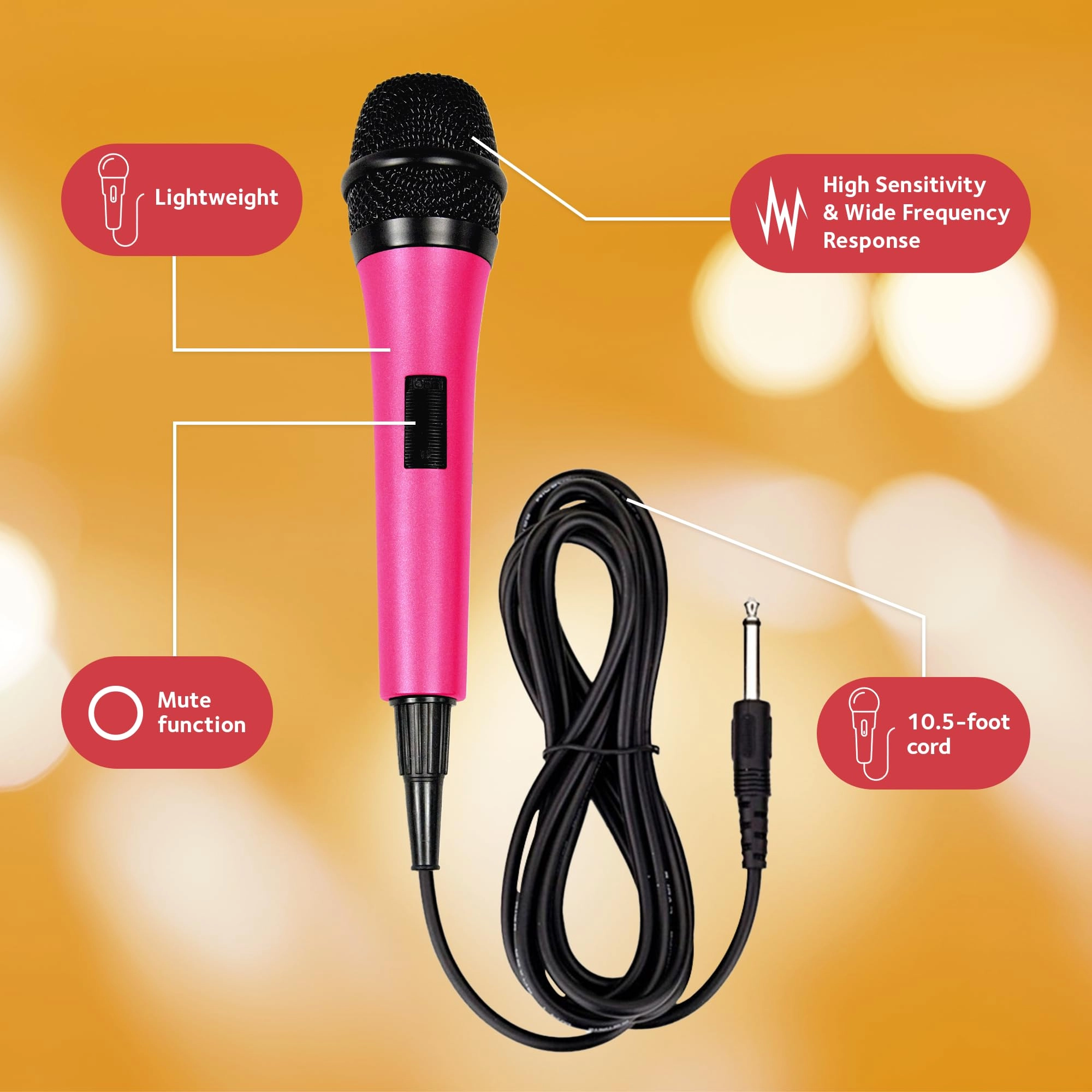 Wired Microphone 3.5mm-Mini-Jack Microphone