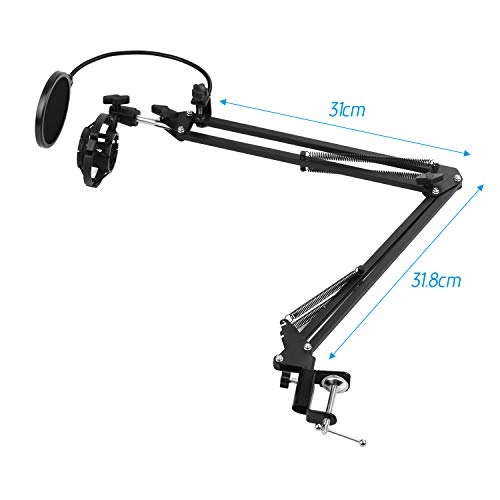 Microphone Stand - Adjustable Foldable Heavy Duty