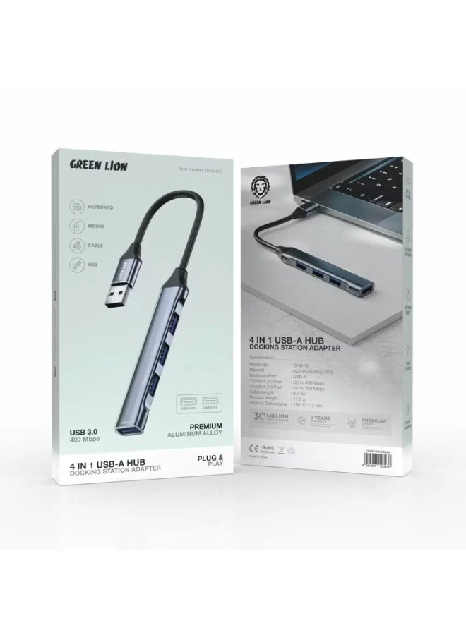 4 IN 1 USB-C Hub & Docking Station Adapter