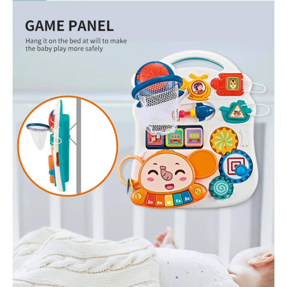 3-In-1 Baby Walker Rotating Chair & Table Playset - Pink Suitable for 6 months and above