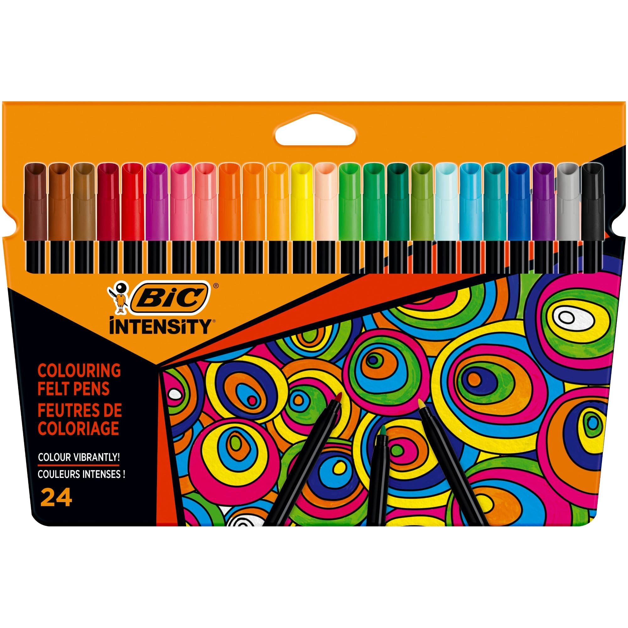 BIC Intensity - 24 Assorted Colours 0.9mm