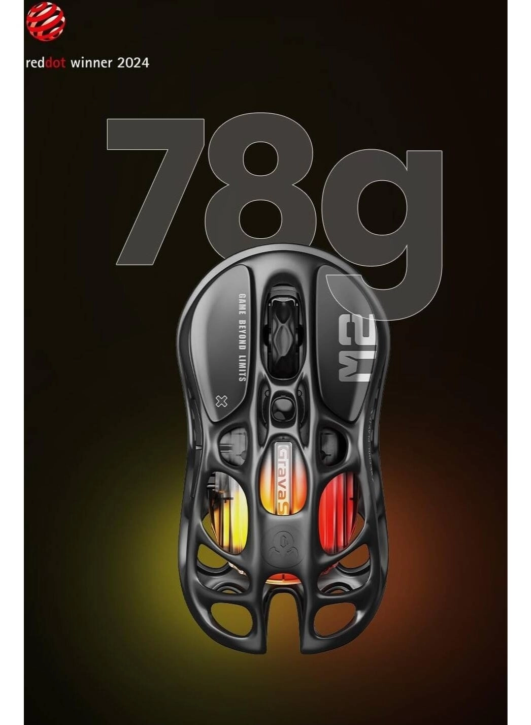 Mercury M2 Gaming Mouse - Bluetooth USB