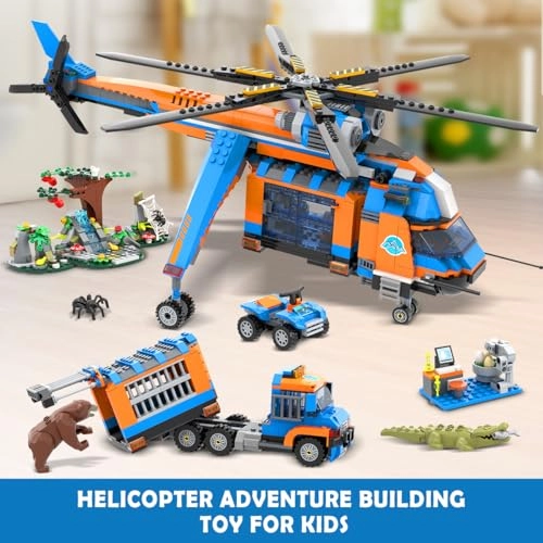 City Jungle Adventurer Helicopter - 1356 pcs