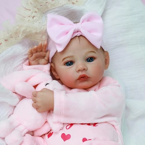 Reborn Baby Doll - 18 Inch Vinyl Open Eyes
