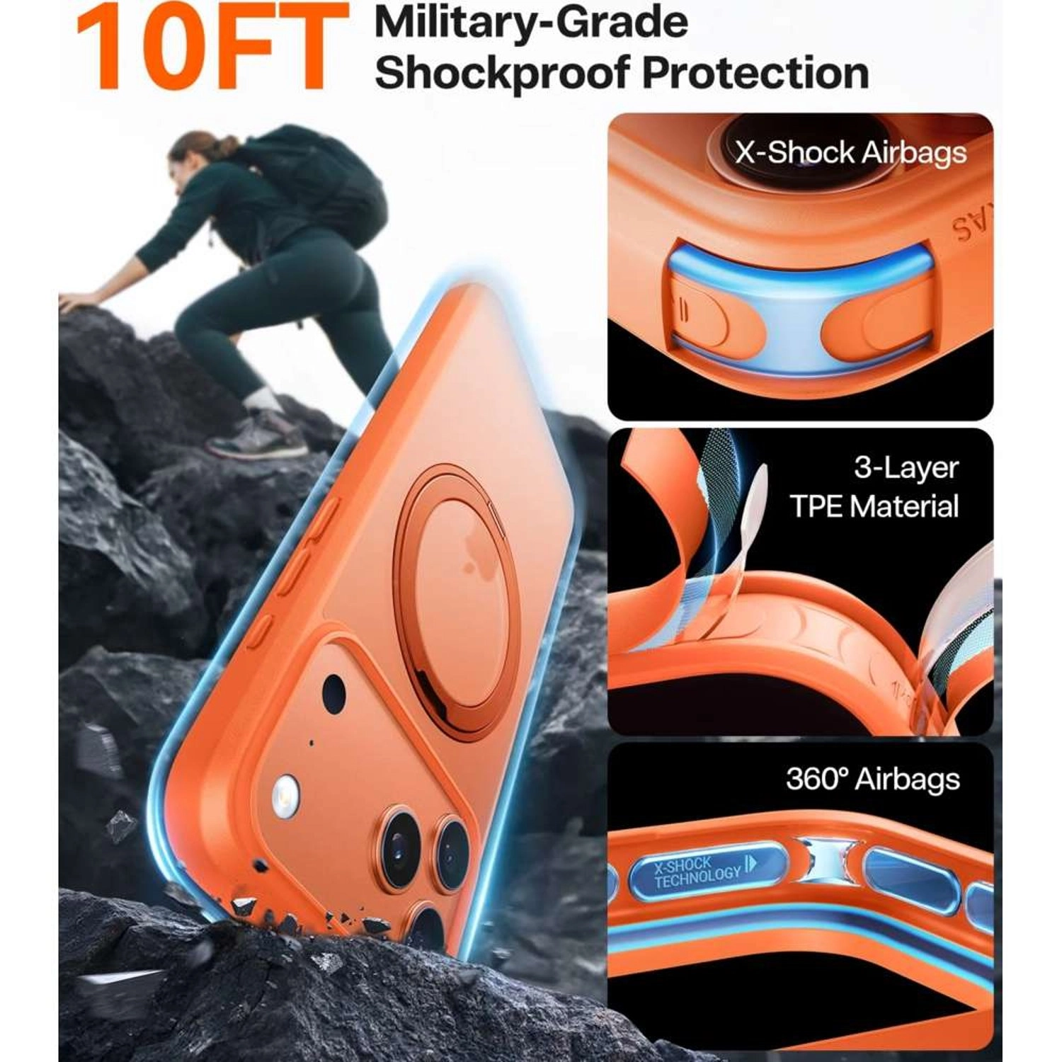 Ostand Pro R Series Case with MagSafe for iPhone 17 Pro