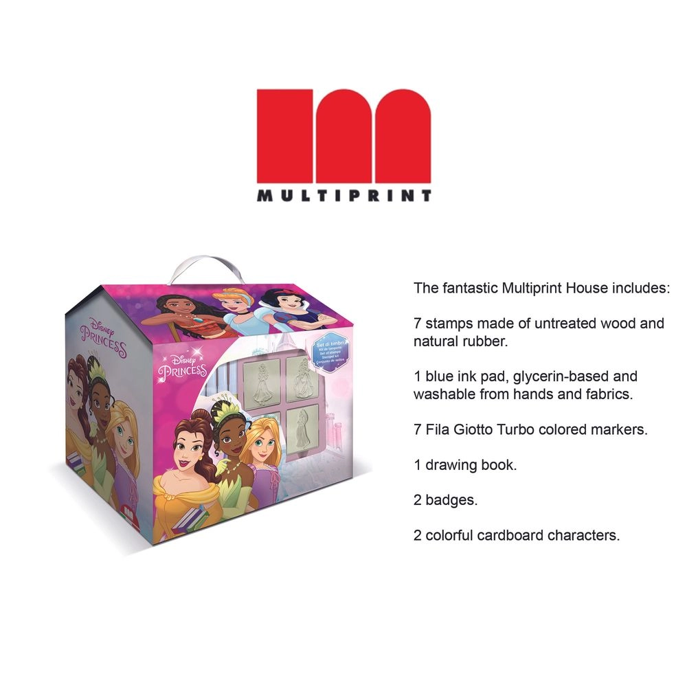 Sonic House - 7 wooden stamps 7 colored markers