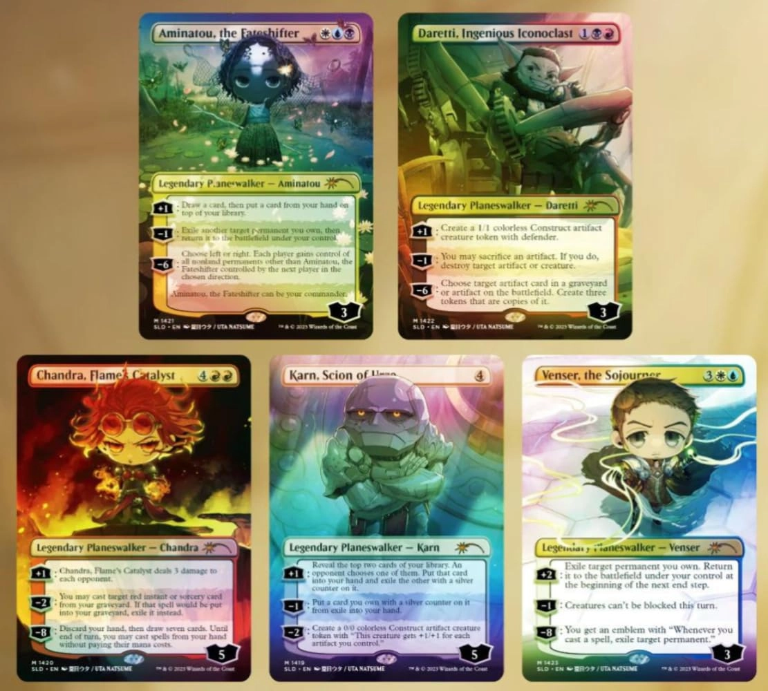 Wizards of the Coast Lil' Walkers - 5pcs Foil Edition