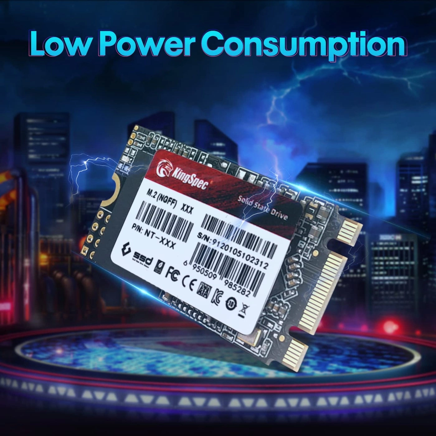 M.2 SATA SSD - 128GB 2242