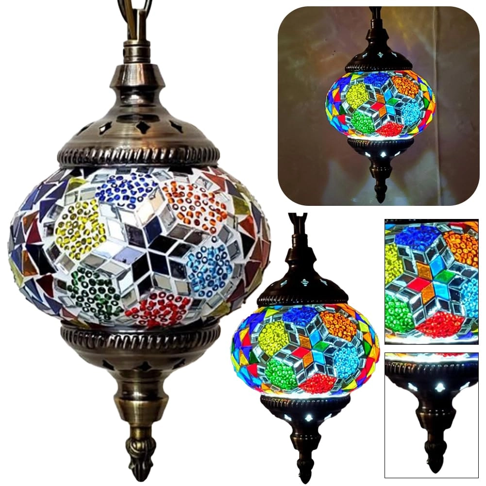 clothdank Mediterranean Pendant - E27 Mosaic