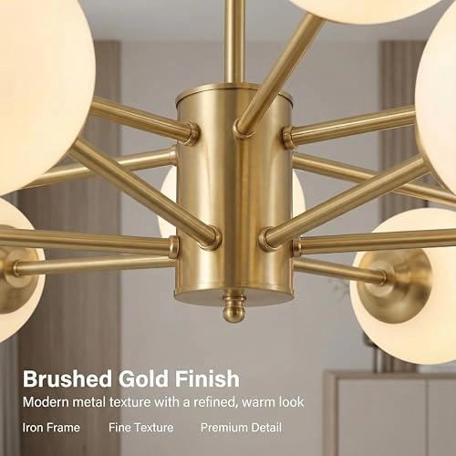 Sputnik Pendant Chandelier - Dimmable