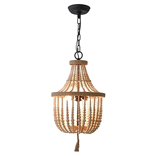 French Country Wooden Chandeliers - E14 3pc Retro white 40*60㎝