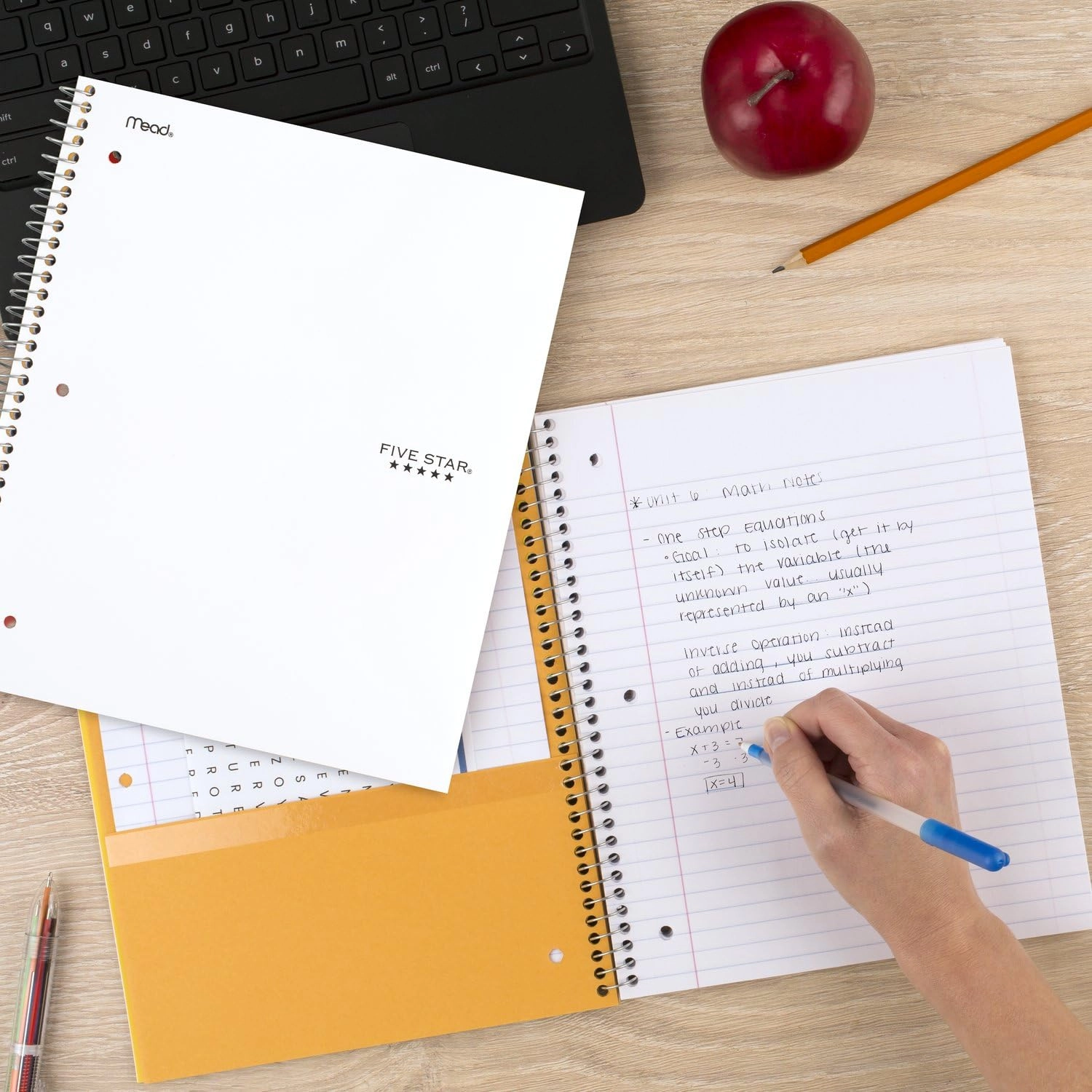 Spiral Notebook 8-1/2" x 11" Spiral - Lined 100 Sheets