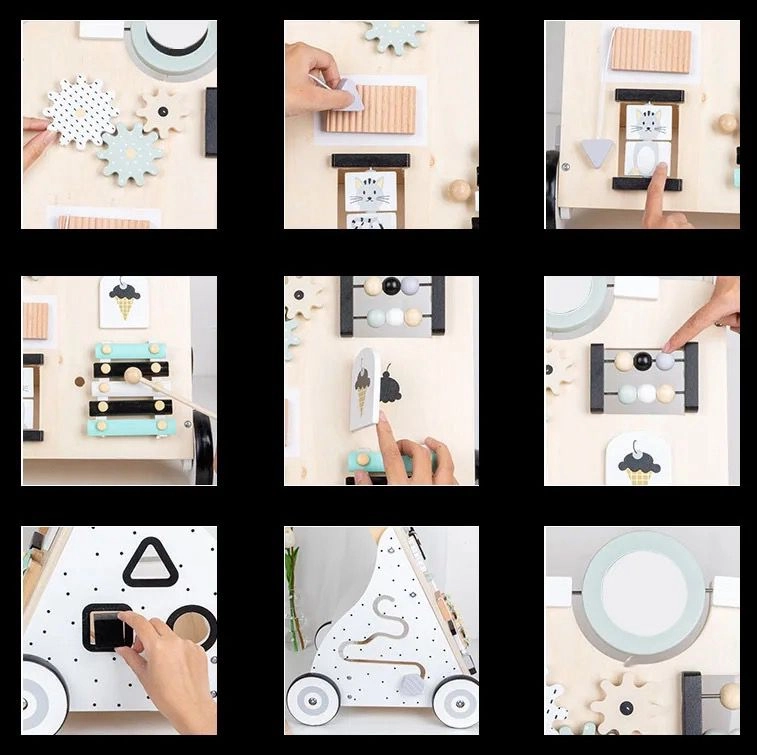 Walker With Busy Board - Suitable for 12 months & above