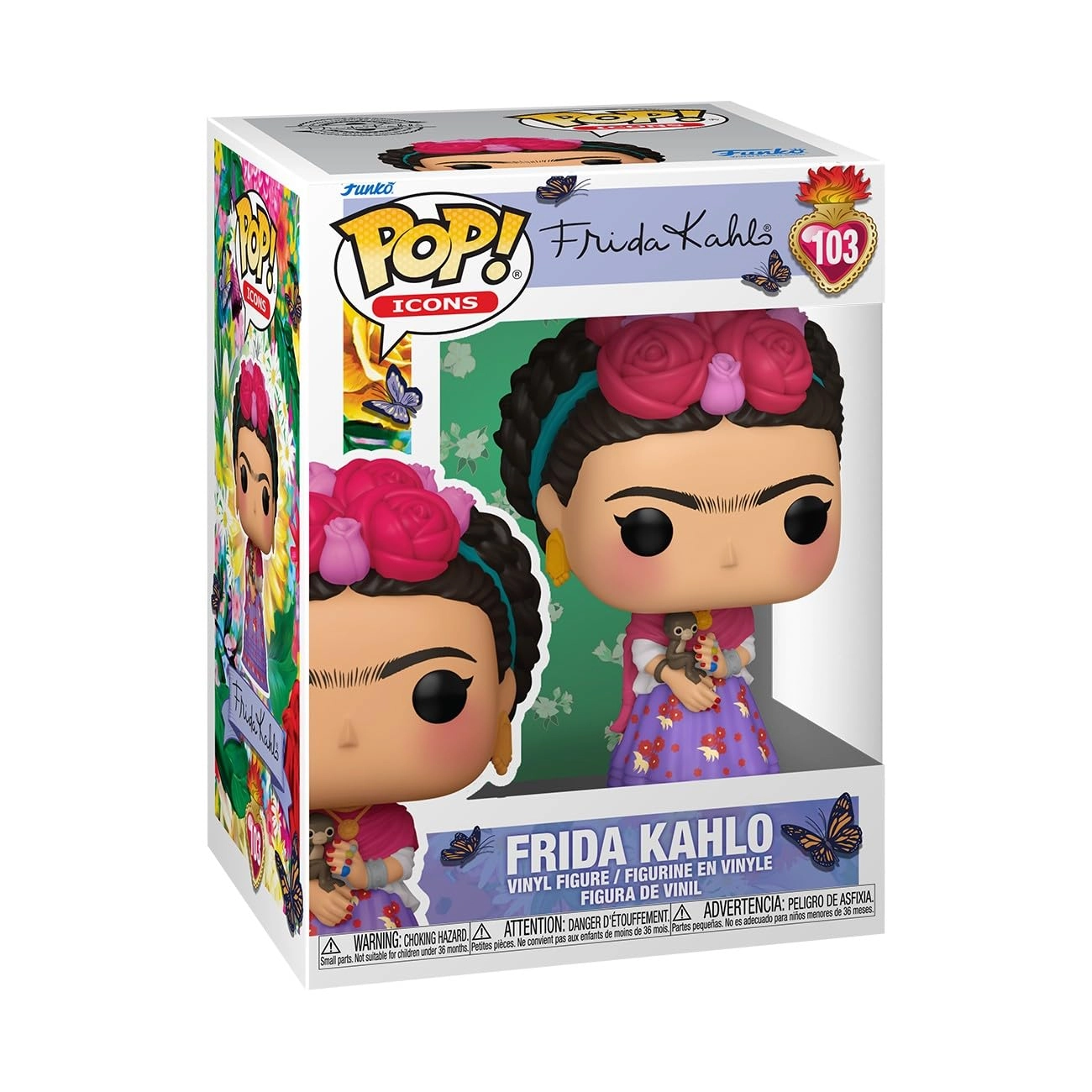 FUNKO POP! Icons: Frida Kahlo (9.5 cm) (B08HH911B7)