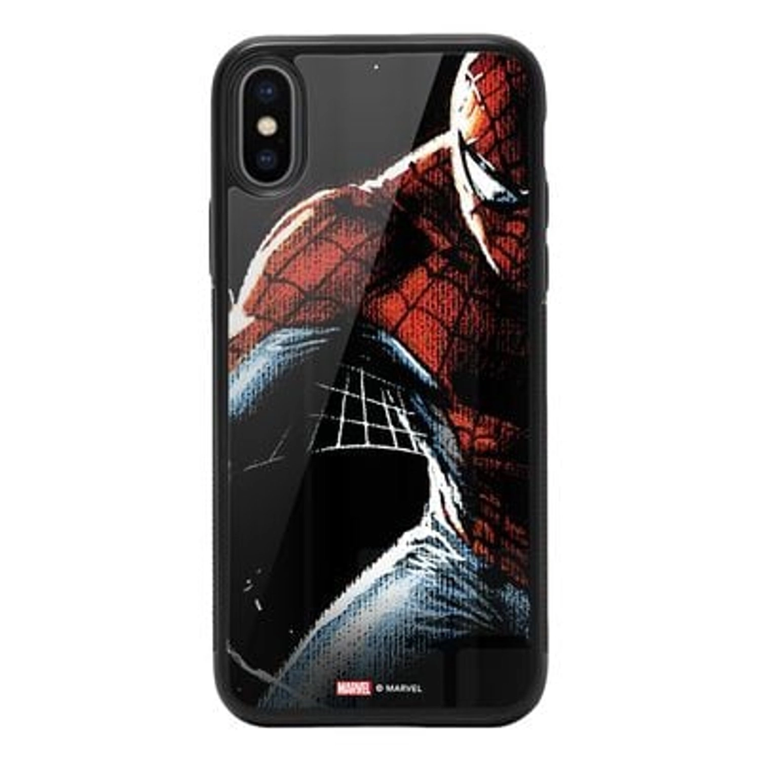 Wackylicious Spiderman In The Dark Back Case for iPhone Xs