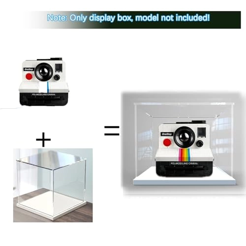 21345 Display Case - Acrylic Dustproof Black Base