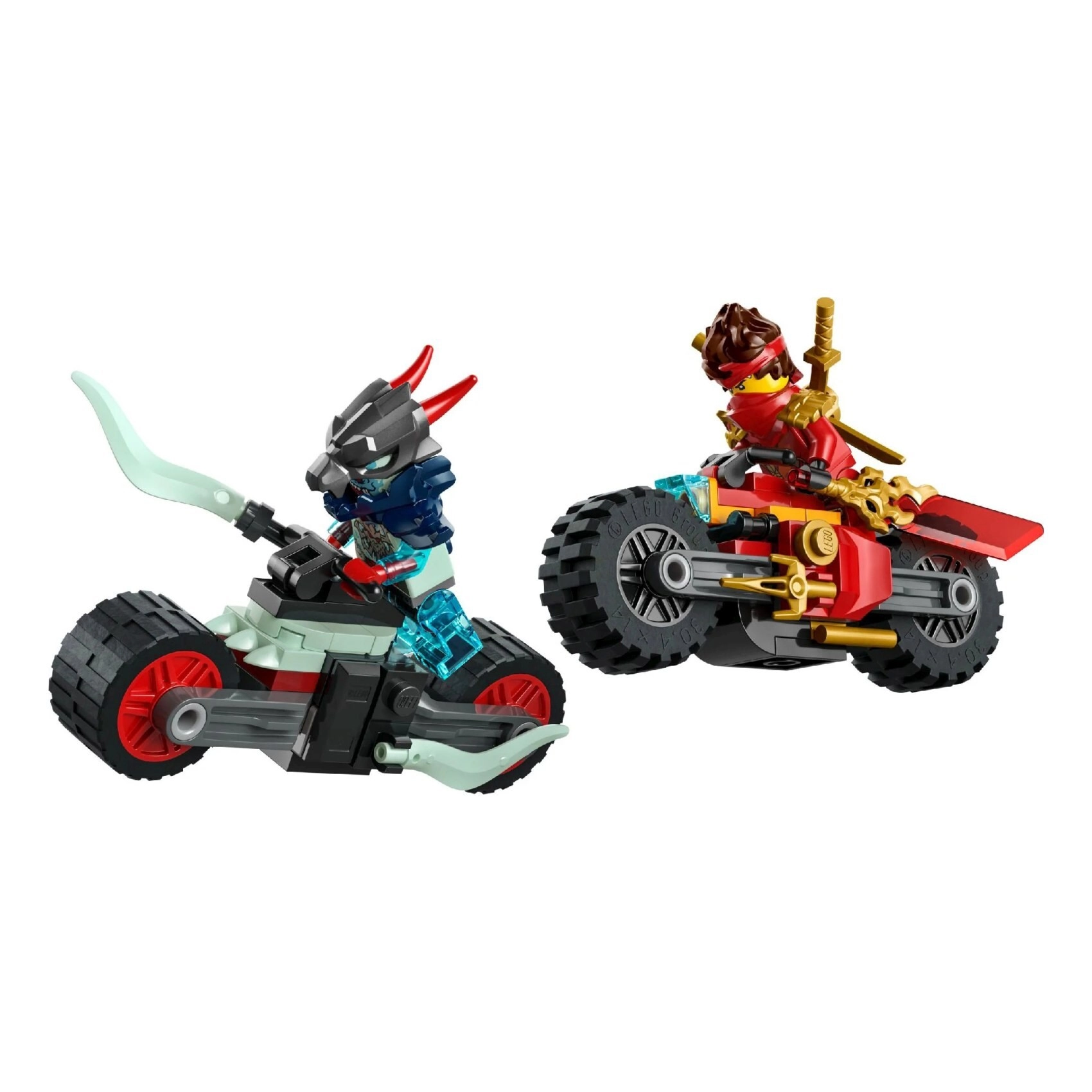 COLOR LAND CHILDRENS TOYS CENTER LLC NINJAGO Kai's Motorcycle Speed Race (71838) - 2 ninja bikes 2 minifigures