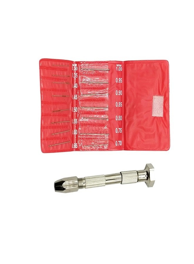 Micro HSS High-Speed Steel Drill Bit Set - 15pcs 0.3mm-1.0mm