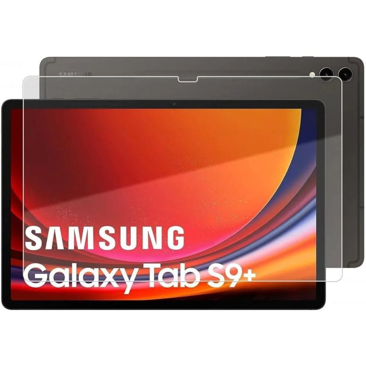 Fitit Clear Tempered Glass Screen Protector for Galaxy S8 Plus / Galaxy S9 Plus