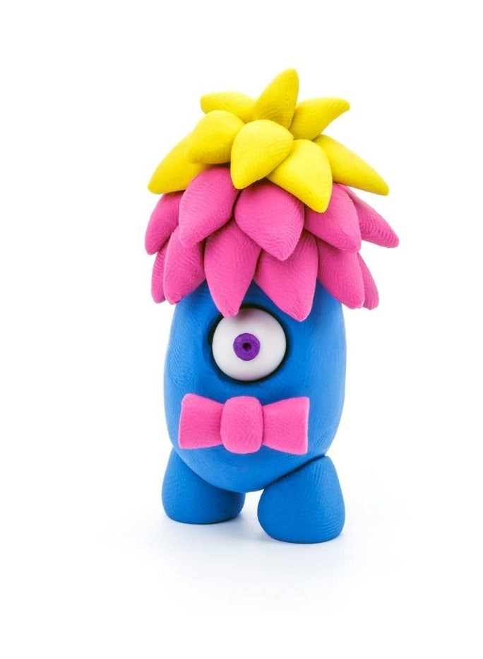 DIY Monsters Plastic Modelling Air Dry Clay Kit - 3+ years 6 pcs