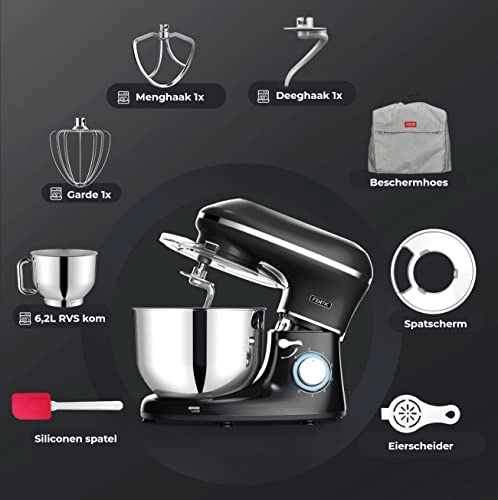 Food Processor - 6.2 Liters 2000 watts