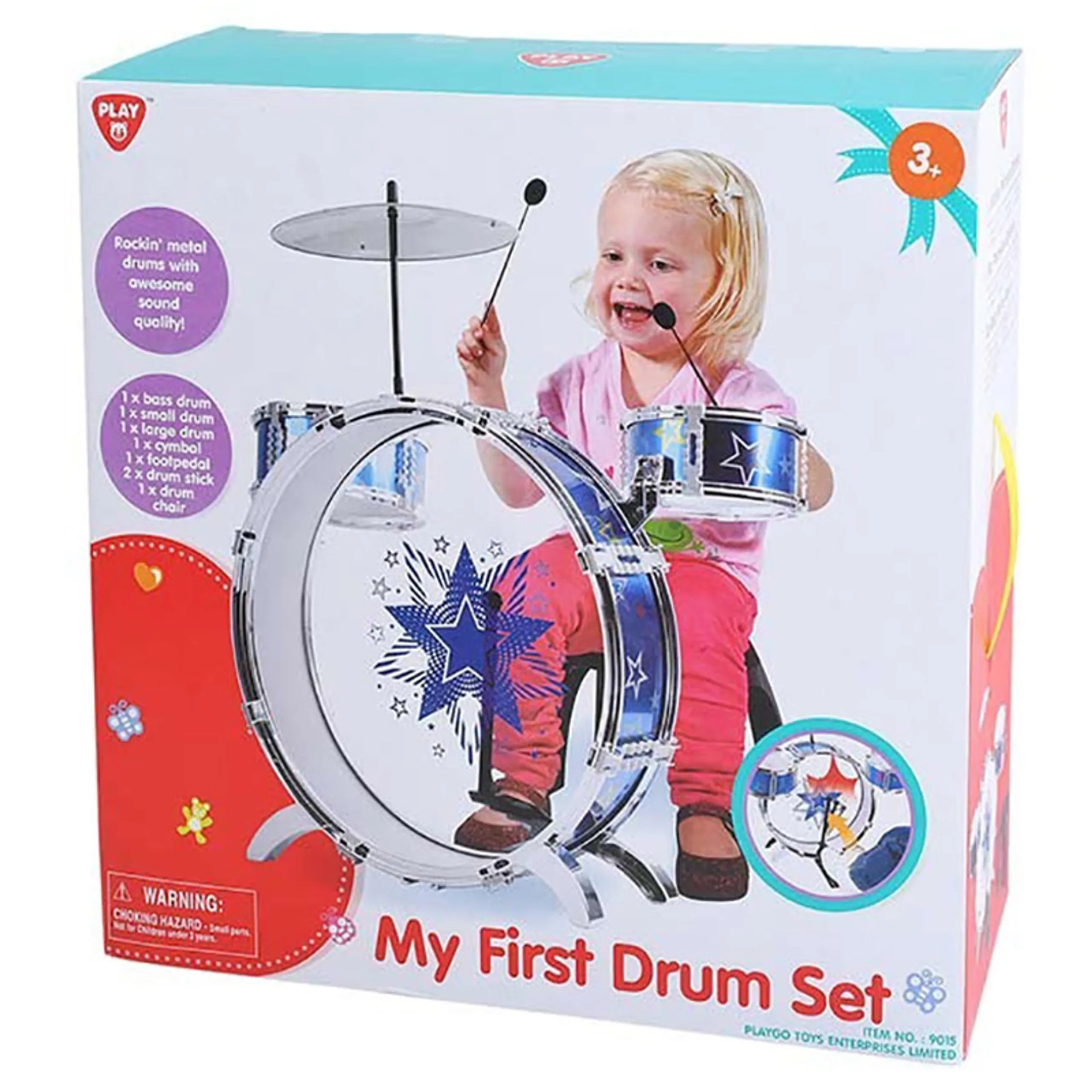 My First Drum Set - Suitable for 3 years & above