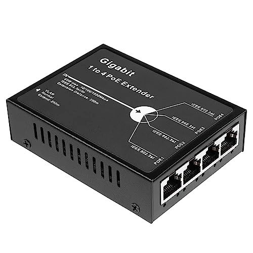 POE5004G-V2 - 48V 30W 4 IEEE802.3af/at/BT 10/100/1000Mbps 60W